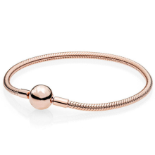 Rose gold mesh bracelet classic buckle pave heart-shaped bracelet base chain s925